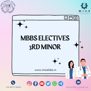 Electives: MBBS 3rd Minor