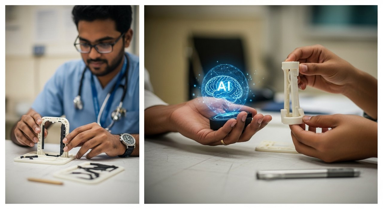 Crafting Affordable AI Tools in the Constraints of Indian Hospitals