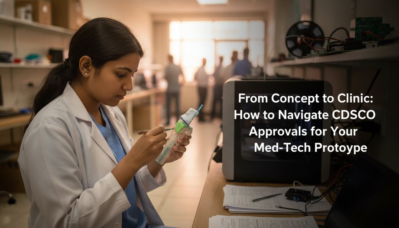 From Concept to Clinic: How to Navigate CDSCO Approvals for Your Med-Tech Prototype