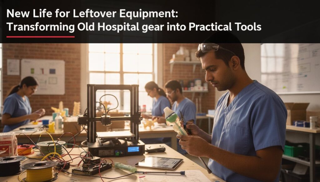 New Life for Leftover Equipment: Transforming Old Hospital Gear into Practical Tools
